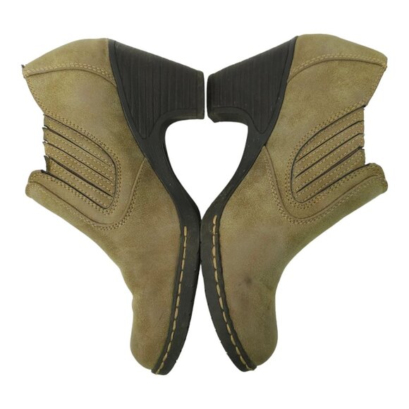 Eurosoft Sofft Ankle Boots Booties Heel Womens Size 6 M Tressa Tan Brown - Picture 3 of 12